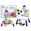 Mini projektors Tetris galds 2in1 Zils vienradzis