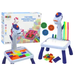 Mini projektorius Tetris stalas 2in1
