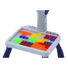 Mini projektors Tetris galds 2in1 Zils vienradzis