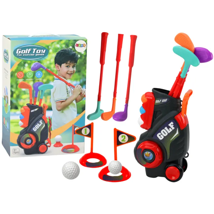 Mini golfa komplekts bērniem ar ratiņiem Galda un sporta spēles