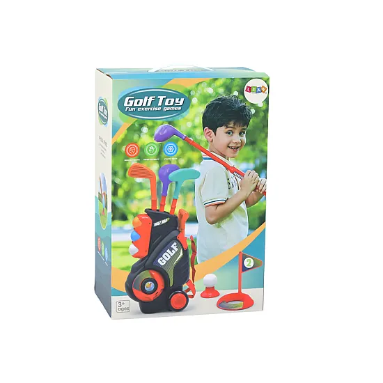 Mini golfa komplekts bērniem ar ratiņiem Galda un sporta spēles