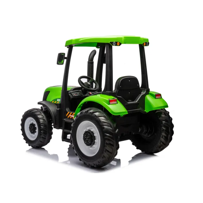 A011 Bezvadu zaļais traktors