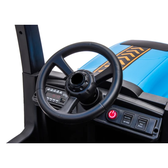 A011 Bezvadu zilais traktors