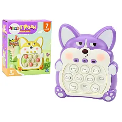 Purple Fox Pop-It spēle