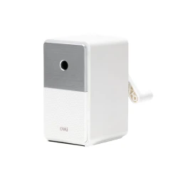 Balts zīmuļu asināmais ar burciņu