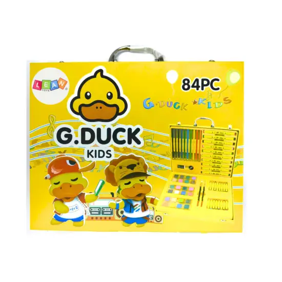 Mākslas komplekts Yellow Duck 84 gab. Krāsvielas