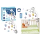 Crib Carousel Projector Remote Control Melodies Animal Sounds Gray