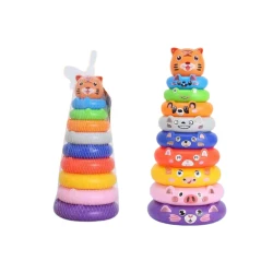 Tīģera formas piramīda ar gredzeniem