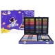 Mākslas komplekts čemodānā ar astronautu 128 gab. Krāsvielas