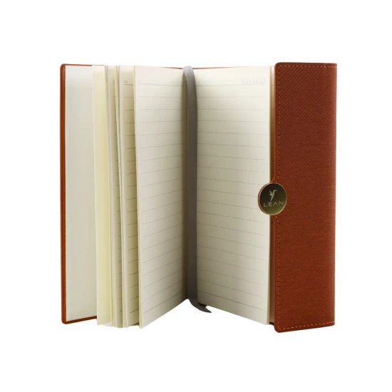 Brūna A5 magnētiskā piezīmju grāmatiņa Piezīmjdatori