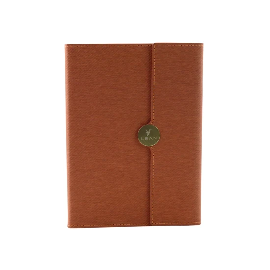 Brūna A5 magnētiskā piezīmju grāmatiņa Piezīmjdatori