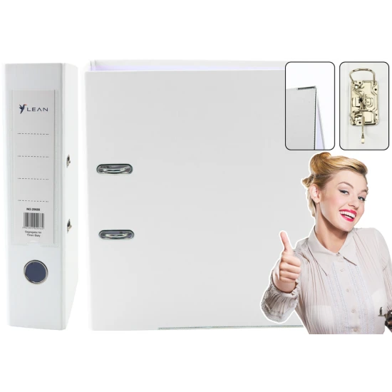 Balta dokumentu mape A4 Mapes un futrāļi