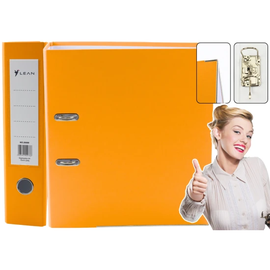 Dzeltena dokumentu mape A4 Mapes un futrāļi