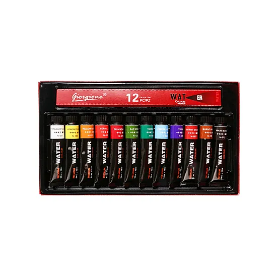 Acrylic Paint Set in a Tube 12 Colors Kancelejas preces