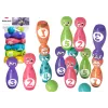 Bowling Set Smiley Balls Colored 10pcs Galda un sporta spēles