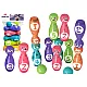 Bowling Set Smiley Balls Colored 10pcs Galda un sporta spēles