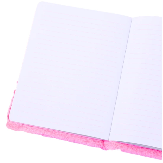 Plīša piezīmju grāmatiņa ar vienradzi A5 Piezīmjdatori