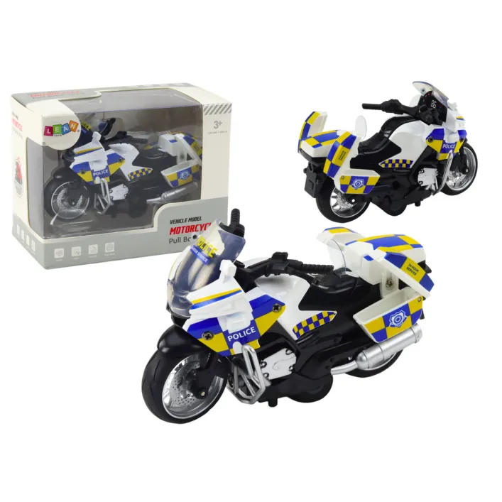 Policijas motocikls ar berzes piedziņu