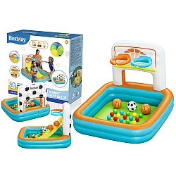 Piepūšama rotaļu platforma ar bumbiņām 120 x 107 x 84 cm Bestway 52728
