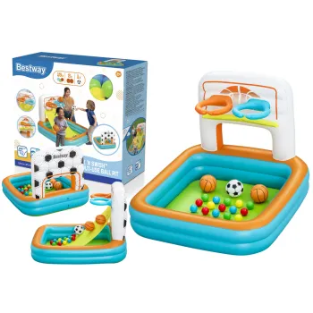 Piepūšama rotaļu platforma ar bumbiņām 120 x 107 x 84 cm Bestway 52728