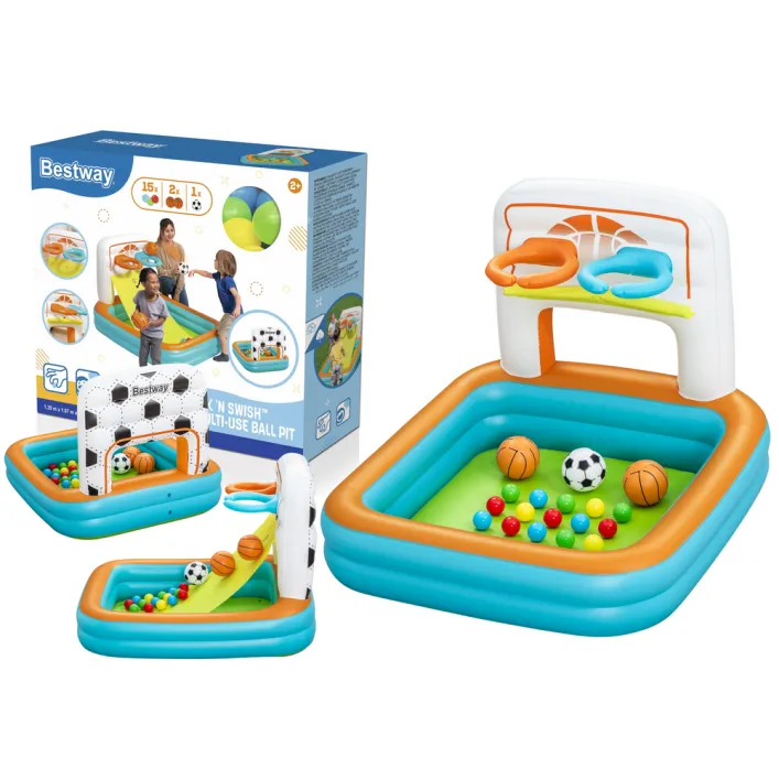 Piepūšama rotaļu platforma ar bumbiņām 120 x 107 x 84 cm Bestway 52728