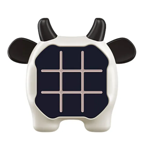 Elektroniska spēle 3in1 Tic Tac Toe Memory Cow Melna un balta Galda un sporta spēles
