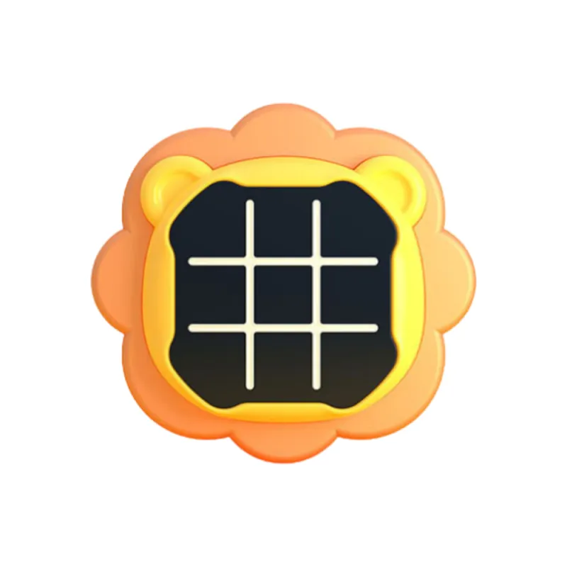 Elektroniskā apelsīnu spēle 3in1 Tic Tac Toe Lion Galda un sporta spēles