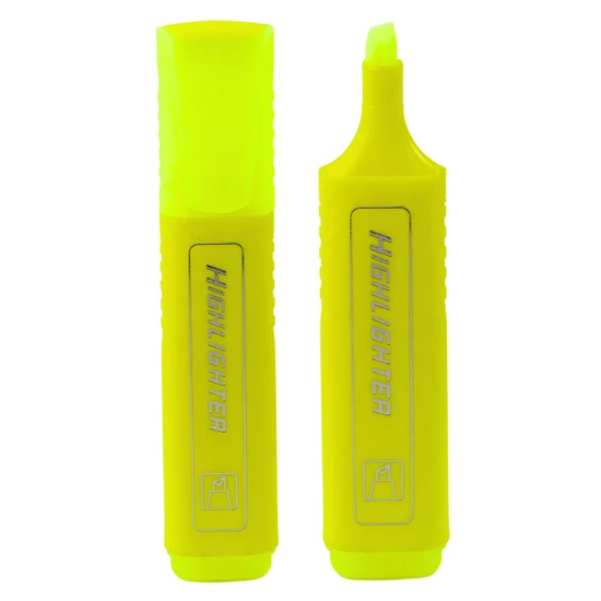 Dzeltens marķieris piezīmēm Zīmuļi un pildspalvas