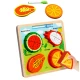 Puzzle Board 2in1 Wooden Educational Fruit Marker