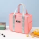 Rozā termiski izturīgs brokastu un pusdienu maisiņš, 24 cm Mugursomas un somas