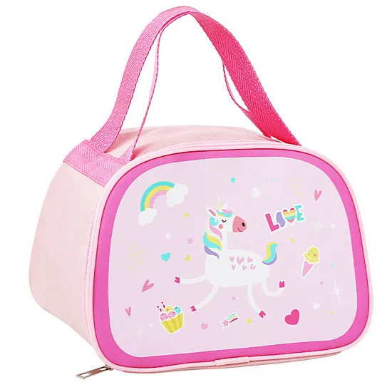 Rozā termo maisiņš Unicorn 23 cm Mugursomas un somas