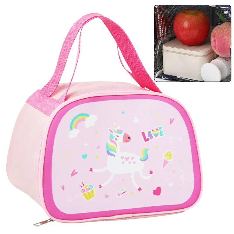 Rozā termo maisiņš Unicorn 23 cm Mugursomas un somas