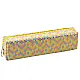 Dzeltens penālis ar zivju zvīņu rakstu 21x6 cm Vimpeļi