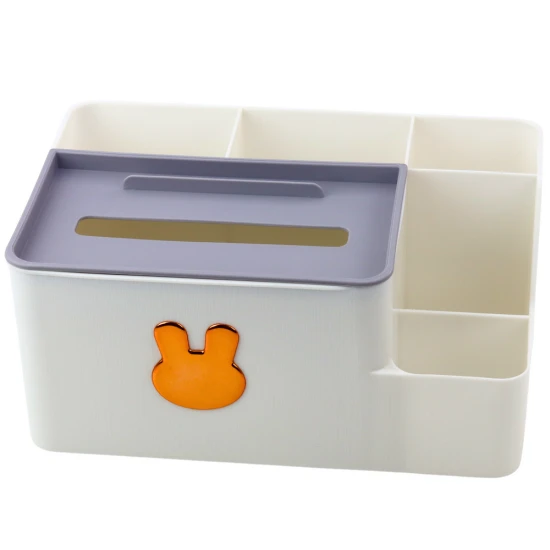 Balta daudzfunkcionāla salvešu kaste-organizators Nelieli kancelejas piederumi