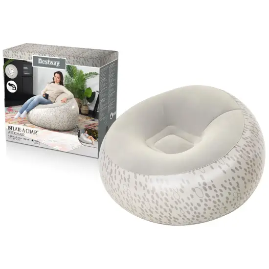 Piepūšama krēsla, pelēka, „Bestway“ 75052