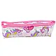 Transparent school pencil case with unicorns for girls Pennants