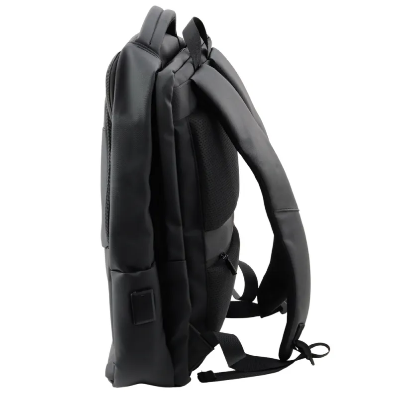 Melna mugursoma ar USB kabatu 16L 41cm Mugursomas