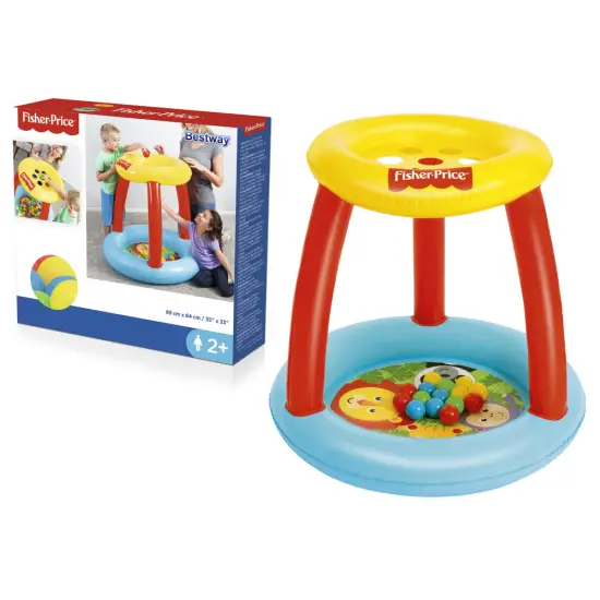 Piepūšamais baseins ar jumtu „Fisher-Price Bestway“ 93541
