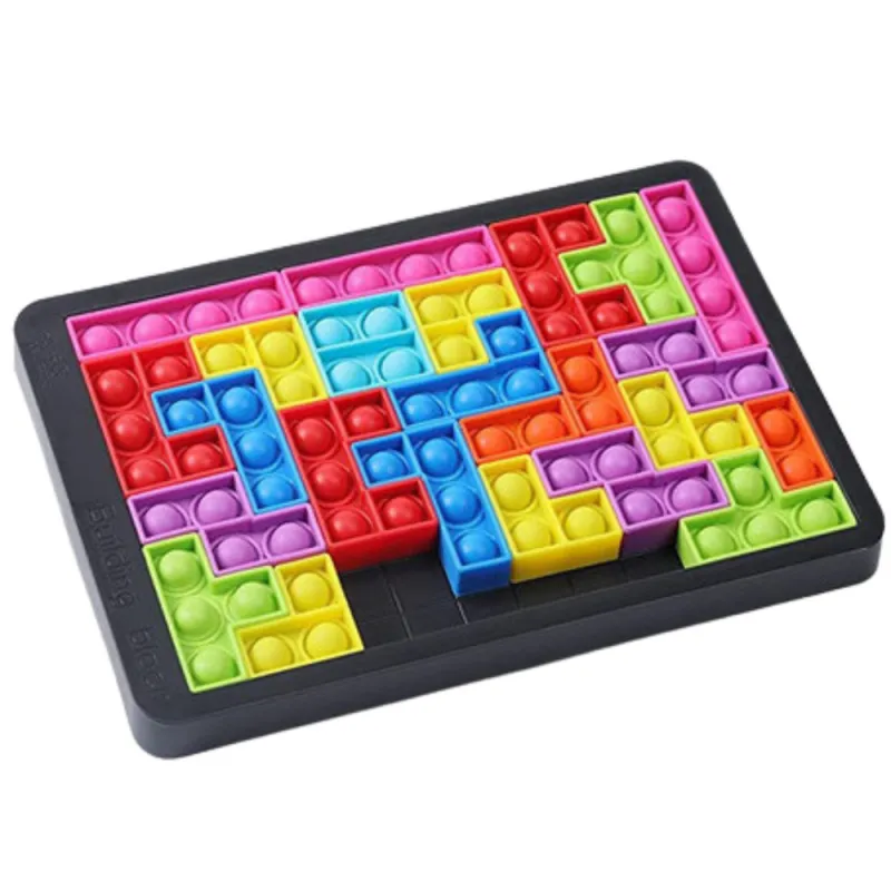 Tetris Pop-It Puzzle 3in1 Galda un sporta spēles