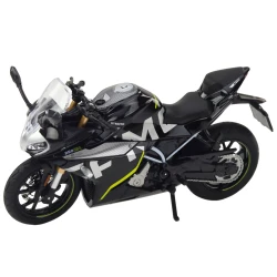 Sports Motorcycle Metal Lights Sounds Black 250 SR 1:12