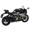 Sports Motorcycle Metal Lights Sounds Black 250 SR 1:12