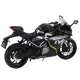 Sports Motorcycle Metal Lights Sounds Black 250 SR 1:12