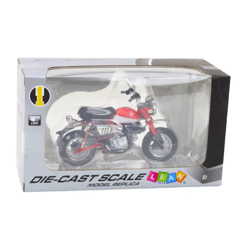 Retro klasiskais metāla motocikls Rotaļlietu motocikli