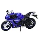 Sporta zils metāla motocikls