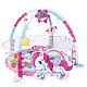 Baby Play Mat Ball Pool 3in1 Unicorn Pink Zīdaiņiem