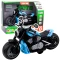 Ar akumulatoru darbināma rotaļlieta motocikls Motociklu gaismas skaņas Zils