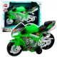 Sacīkšu velosipēds Racer Drive Lights Sounds Green
