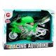 Sacīkšu velosipēds Racer Drive Lights Sounds Green