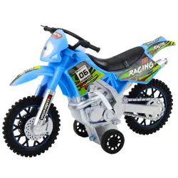 Zils motokrosa velosipēds