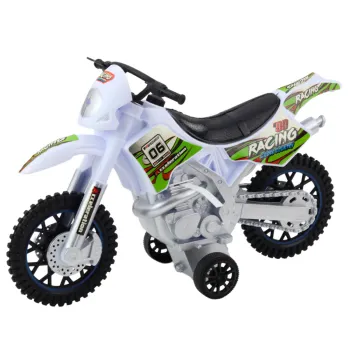 Balts motokrosa velosipēds 